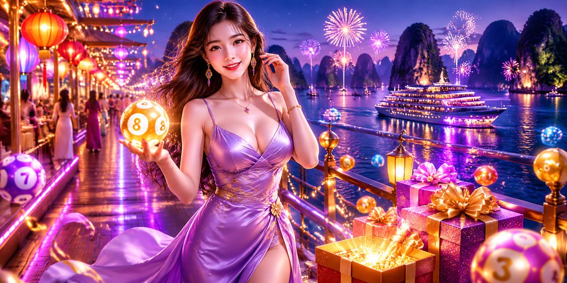Người chơi xổ số tại chợ đêm Hạ Long kiểm tra kết quả trên điện thoại